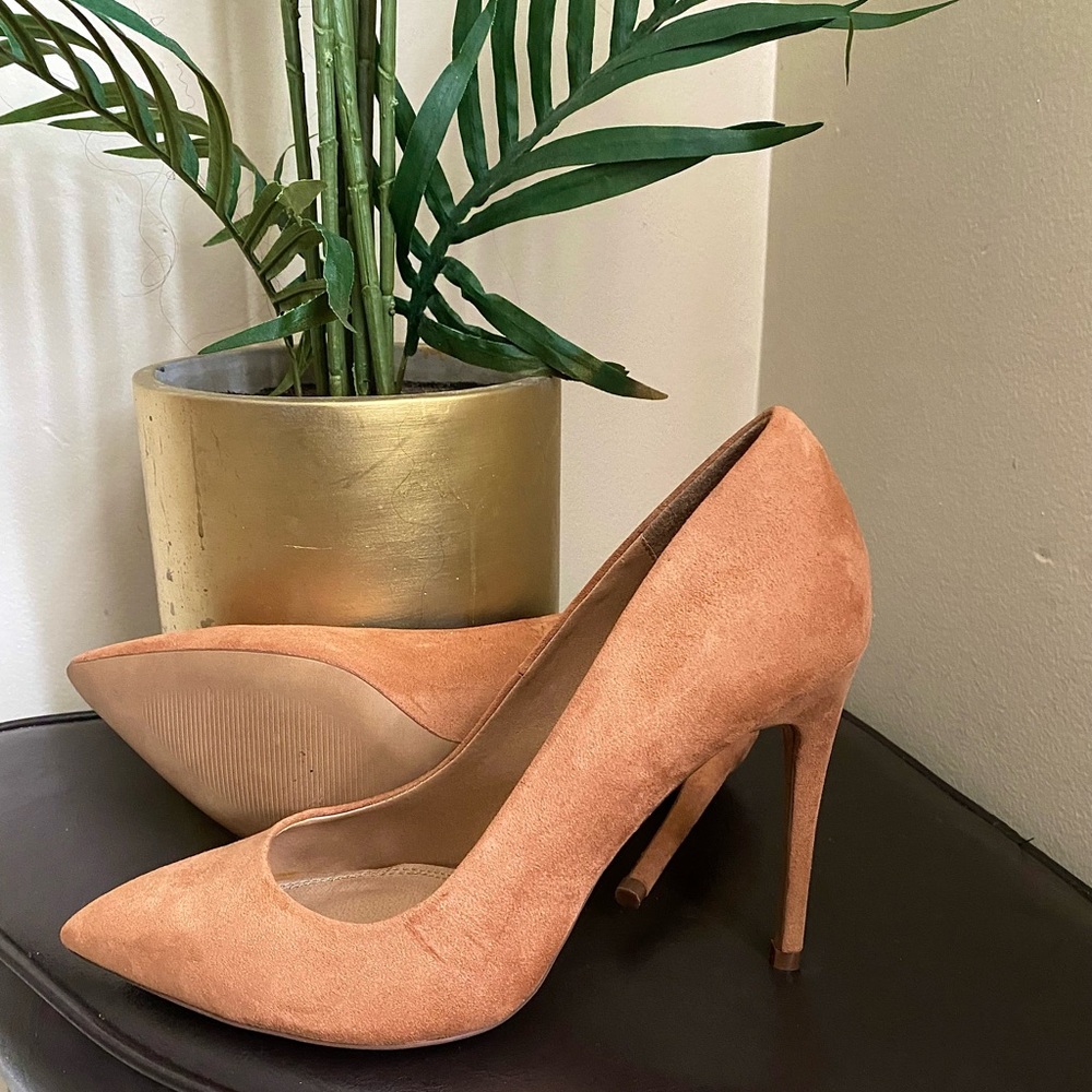 ASOS Tan Suede Pumps